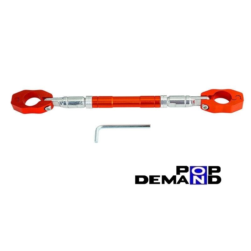 ◆送料250円◆訳有り◆汎用橙アルミハンドルブレスバーΦ22mm用