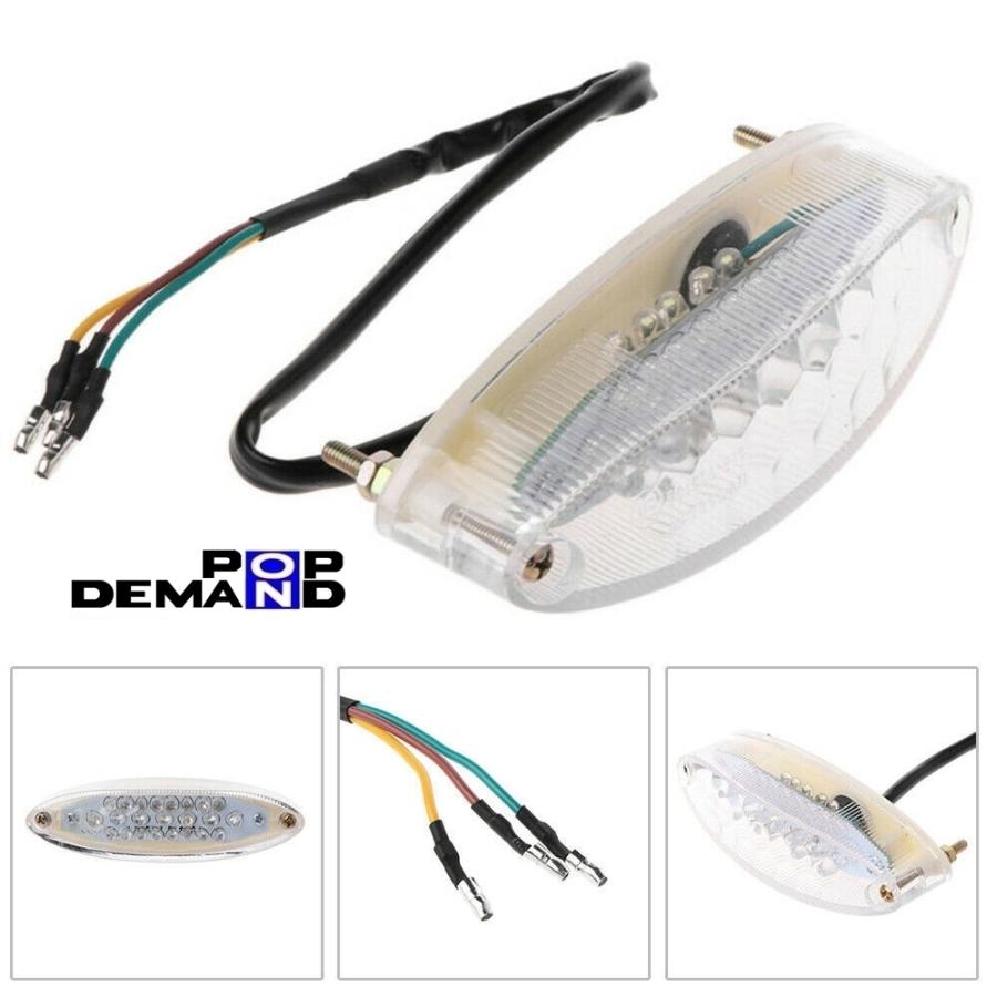 ◆送料220円◆訳有り 汎用 クリア LED テールランプ E11 12V 防水 XJR1200 XJR1200R XJR1200SP XJR1300 XJR1300C|popondemand|02