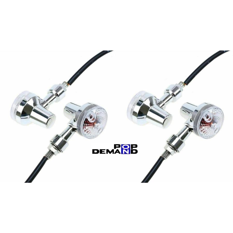 343円 第一ネット 即納 汎用 クリア ミニウインカー 12v Cbタイプ 1台分4個セット Kdx125sr Ke125 Ke90 Klx110 Klx110l Klx125 Ks 2