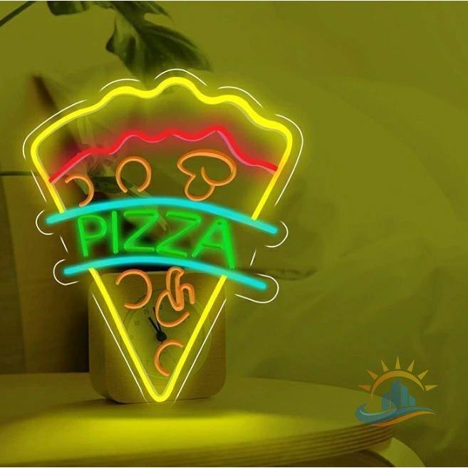 ネオンライト　ネオン看板 ピザ ネオンサイン ピザ LEDネオンライト 壁掛け ネオン看板 pizza店飾り