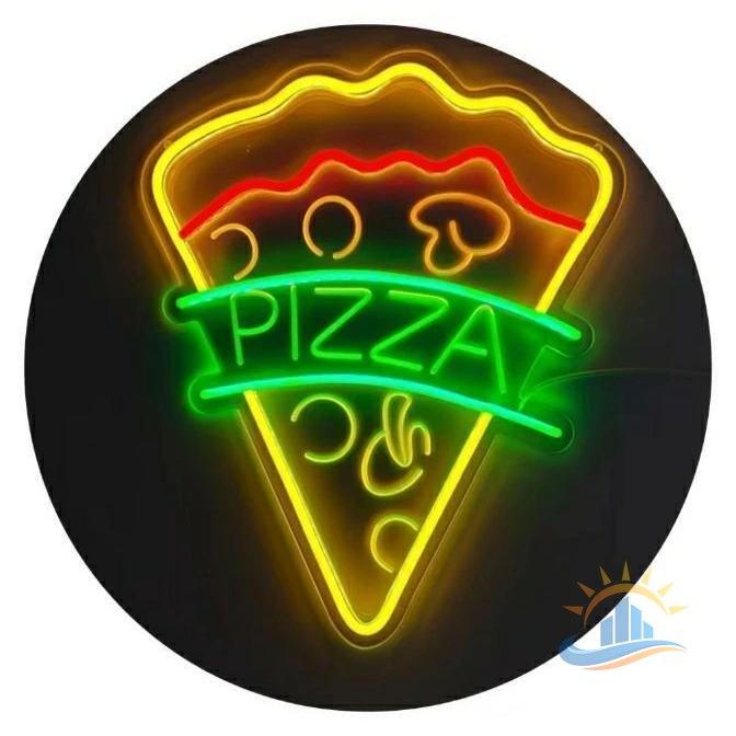 ネオンライト　ネオン看板 ピザ ネオンサイン ピザ LEDネオンライト 壁掛け ネオン看板 pizza店飾り