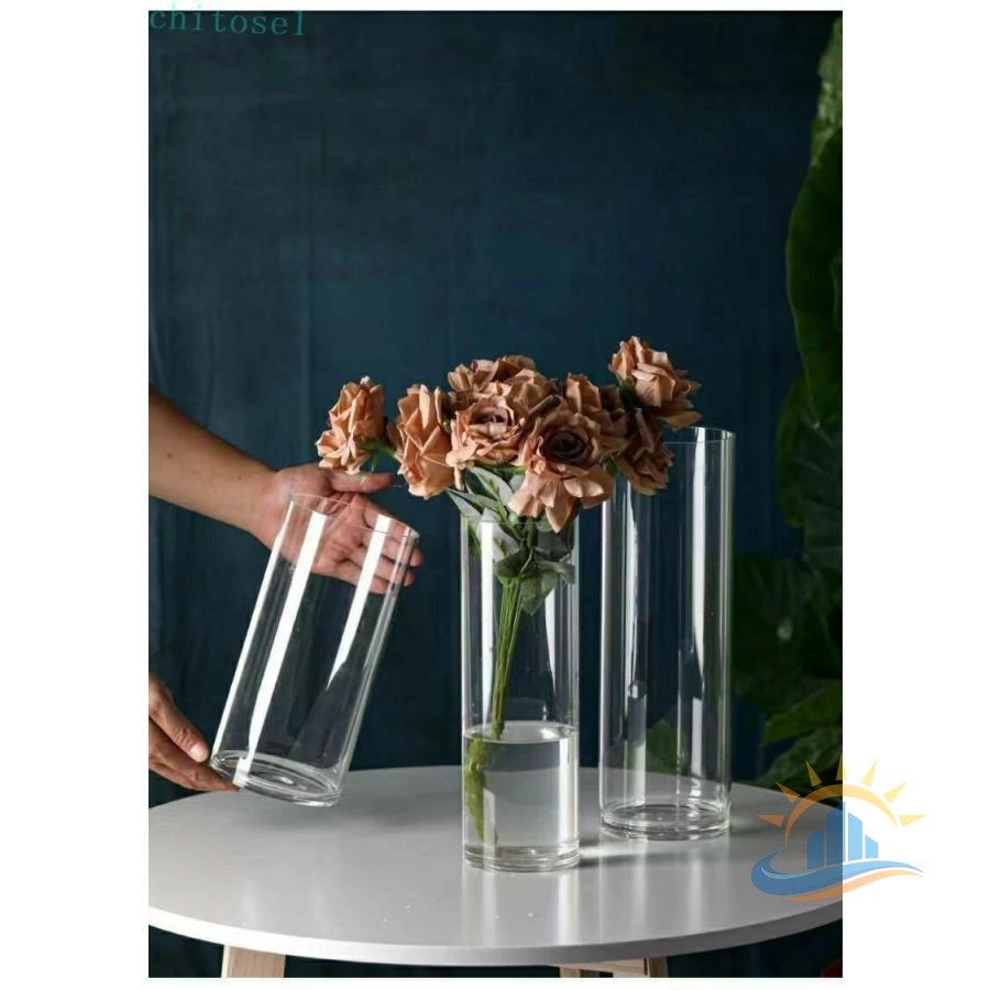 花瓶　大きめ 20cm 30cm 60cm 花瓶 ガラス おしゃれ 花器 大きい 一輪挿し フラワー