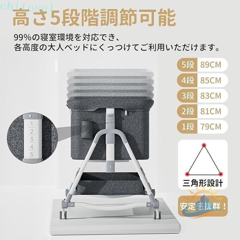 ベビーベッド クッション 洗濯可能 折りたたみ ミニ 持ち運び ゆりかご