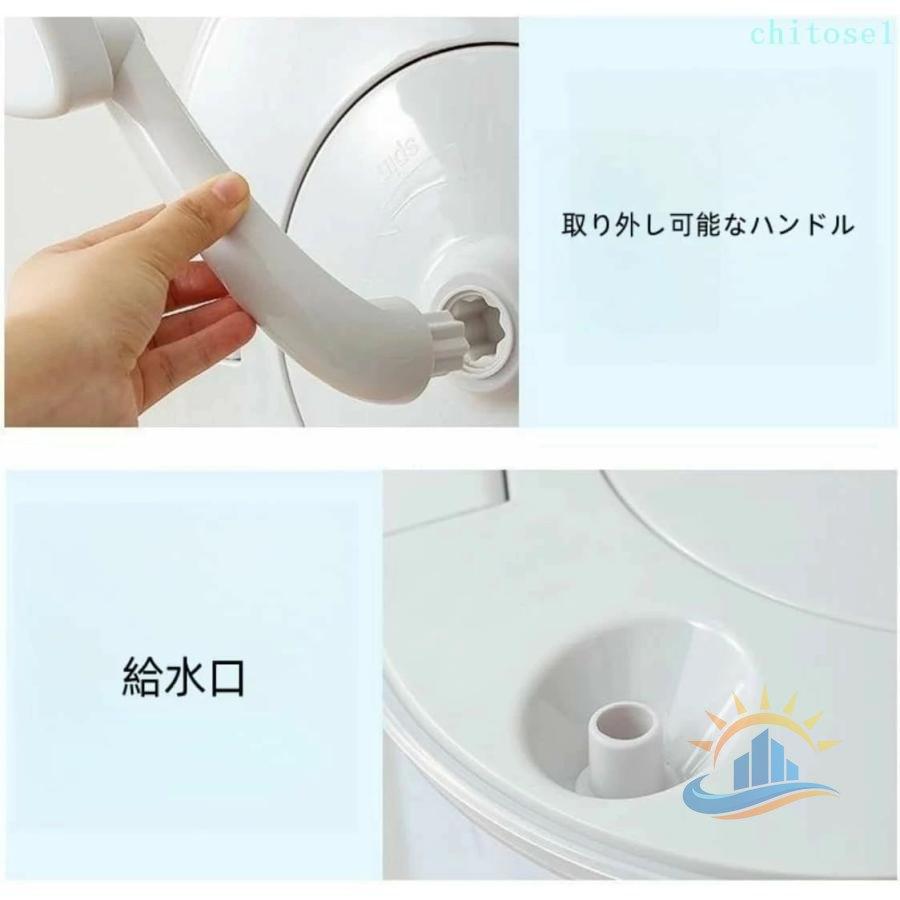 手動洗濯機 反転水流 電源不要 洗濯機 洗い 脱水 小型 手動 別洗い 節約ゾンチー小型洗濯機 脱水機 小型脱水機 簡易 災害 対策 災害対策 手回し 手動式_2