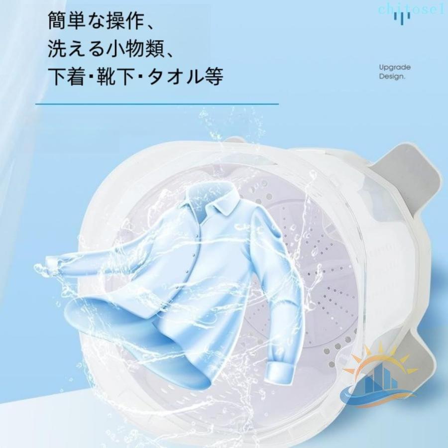 手動洗濯機 反転水流 電源不要 洗濯機 洗い 脱水 小型 手動 別洗い 節約ゾンチー小型洗濯機 脱水機 小型脱水機 簡易 災害 対策 災害対策 手回し 手動式_3