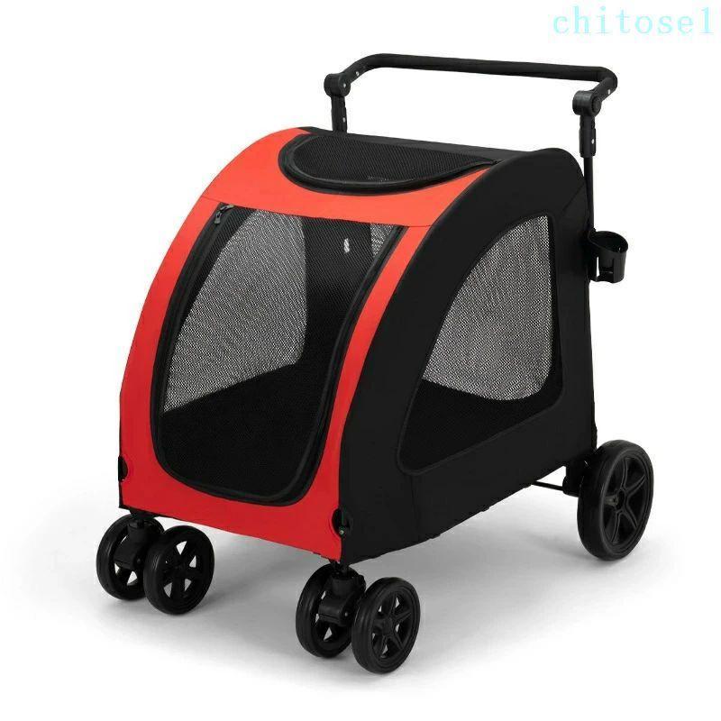 ペットカート 大型犬 カート 犬 大型ペット専用 中型犬 多頭用 犬用