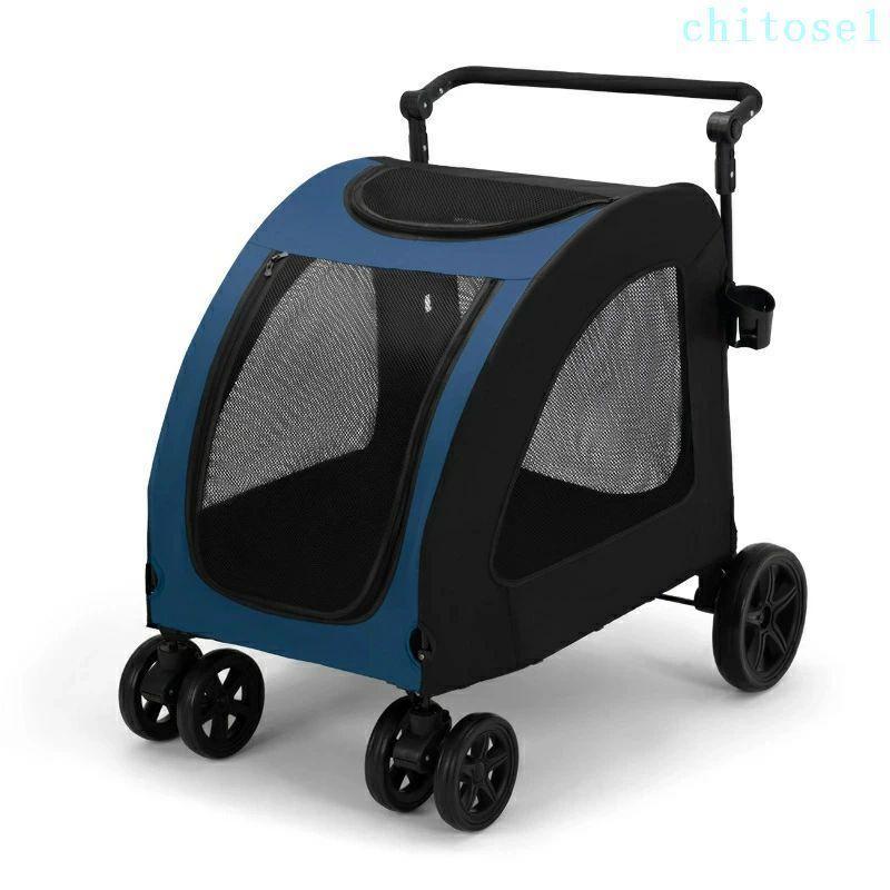 ペットカート 大型犬 カート 犬 大型ペット専用 中型犬 多頭用 犬用