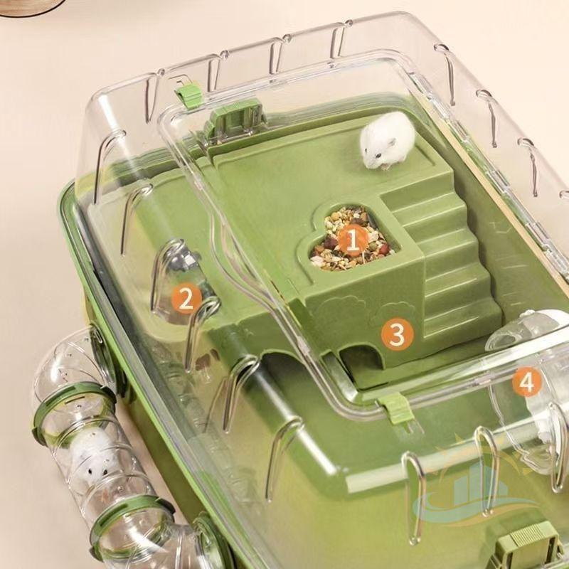 ハムスターケージ ハムスターハウス セット おまけ付き ケージ 広い