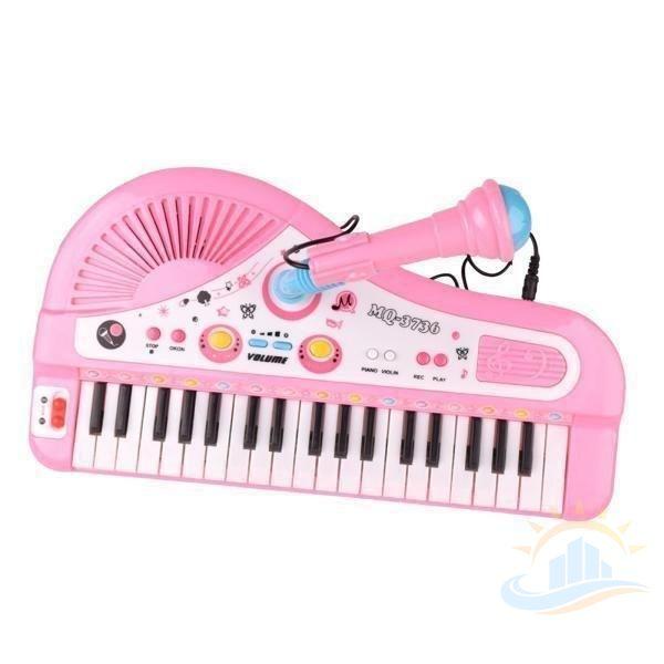 デジタル音楽ピアノ キーボード子供用 37キーピアノマイク 電子