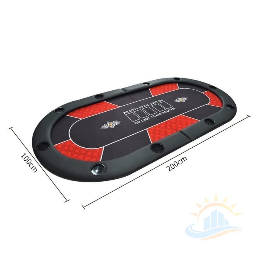ポーカーテーブル ポーカーマットテキサス 付き200X100CM