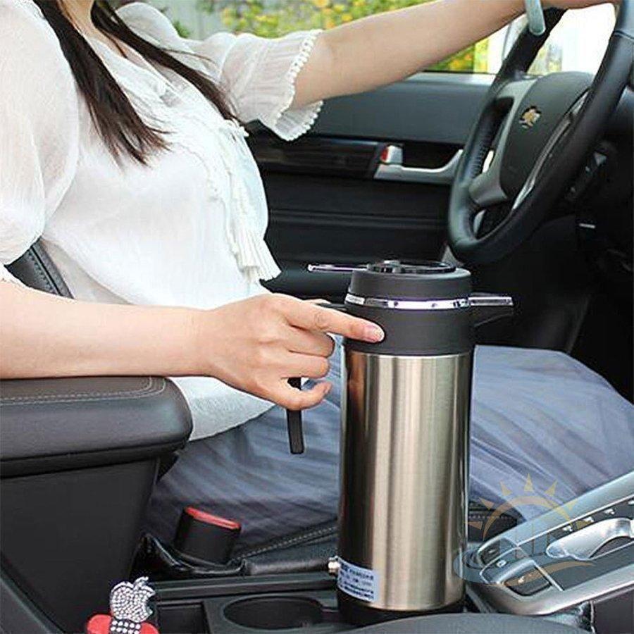 電気ポット ジャーポット 24V大容量1200ML 車のUSB電気