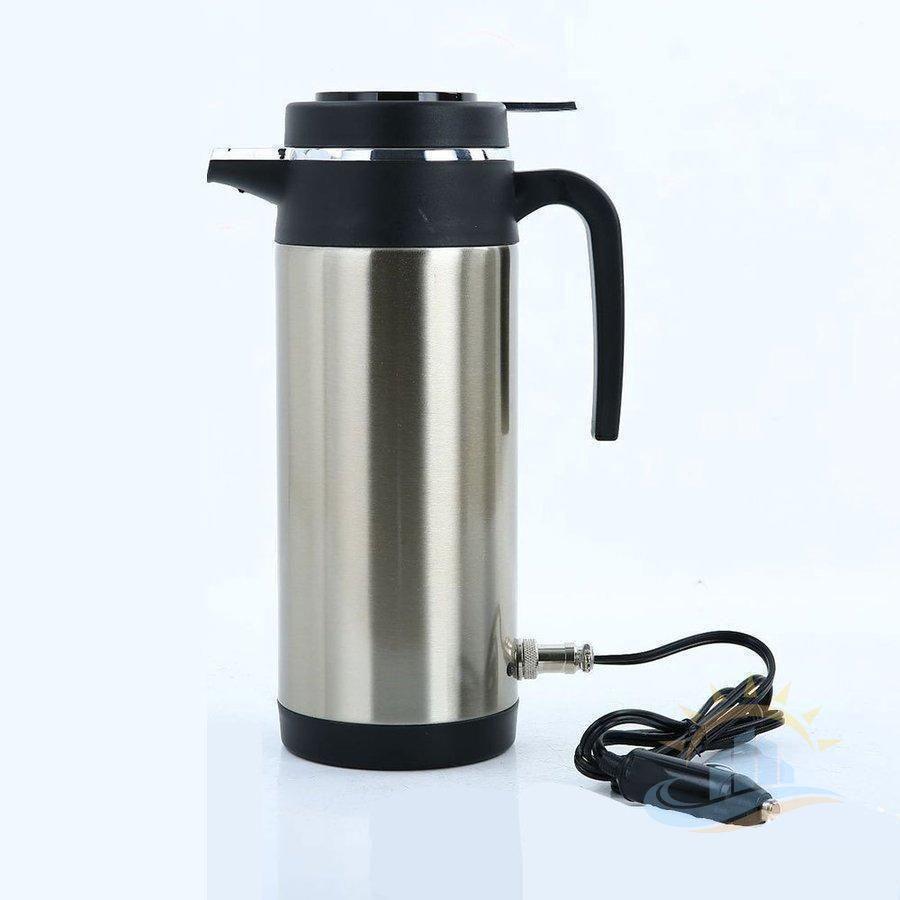 電気ジャー式ポット 電気ポット ジャーポット 24V大容量1200ML 車のUSB電気