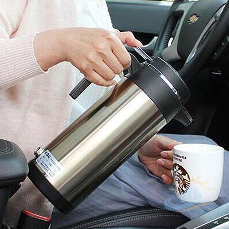 電気ポット ジャーポット 24V大容量1200ML 車のUSB電気