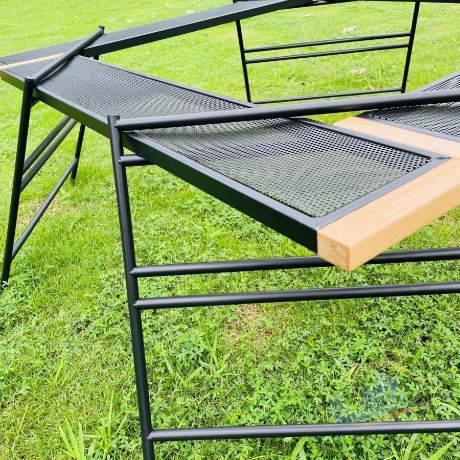 焚き火テーブル囲炉裏 テーブルキャンプテ 携帯便利軽量テキーラ