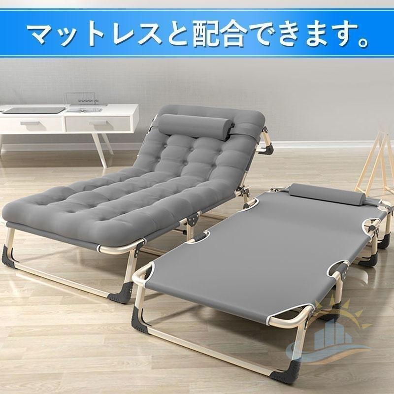 折りたたみ式簡易ベッド 超コンパクト 耐荷重200㌔ 送料無料 折り畳みベッド アウトドアベッド コンパクト 軽量 耐荷重200KG