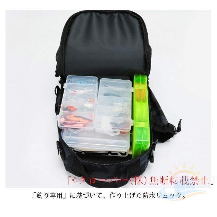フィッシングリュック 釣りバッグ リュックサック バックパック アウトドア 撥水 釣り リュック 防水 大容量 多機能 5WAY式 フィッシングバッグ