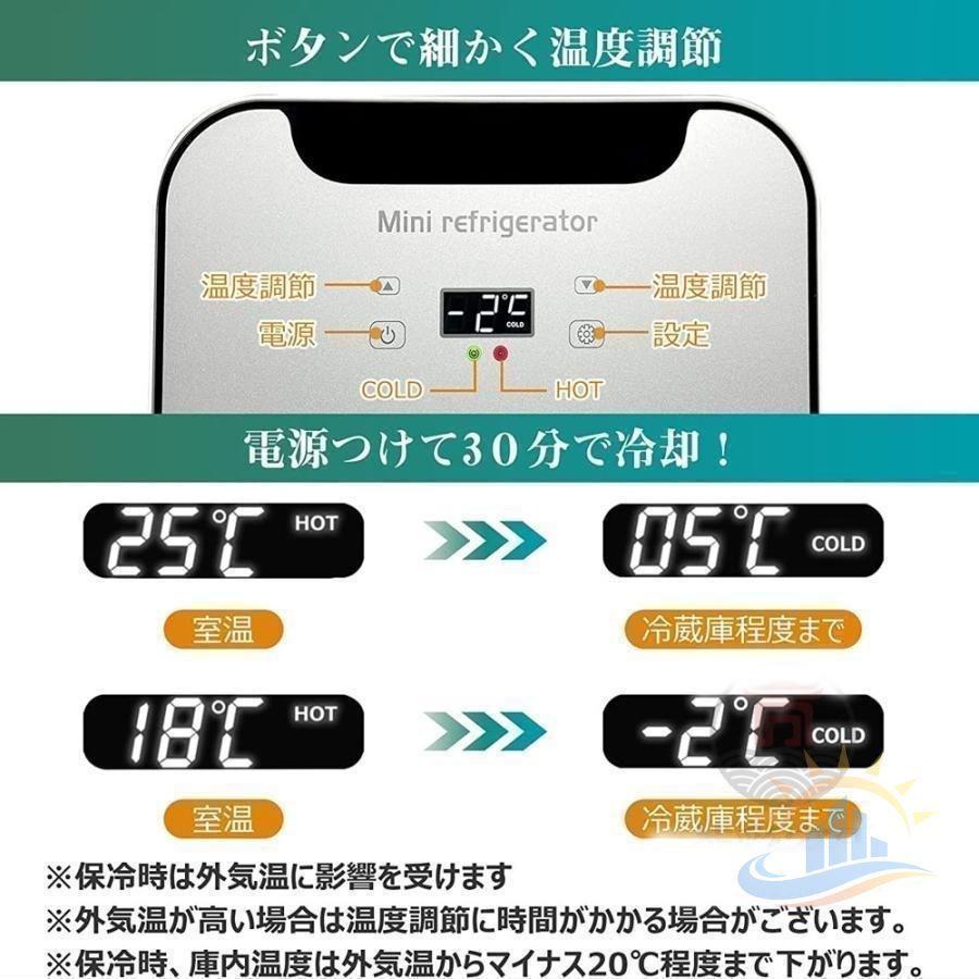 車載 冷蔵庫 保冷 保温 一人暮らし 温冷庫 小型 20L 両用 ミニ 小さい