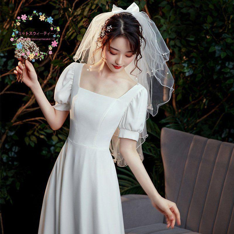 パーティードレス 演奏会ドレス Aラインドレス 韓国 結婚式 ロング ブラック