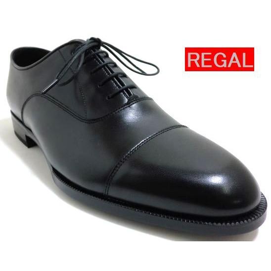 リーガル REGAL 靴 メンズ ビジネスシューズ 11KR BD ストレートチップ ブラック｜poppo