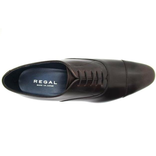 リーガル REGAL 靴 メンズ ビジネスシューズ 21VR ストレートチップ ダークブラウンの画像