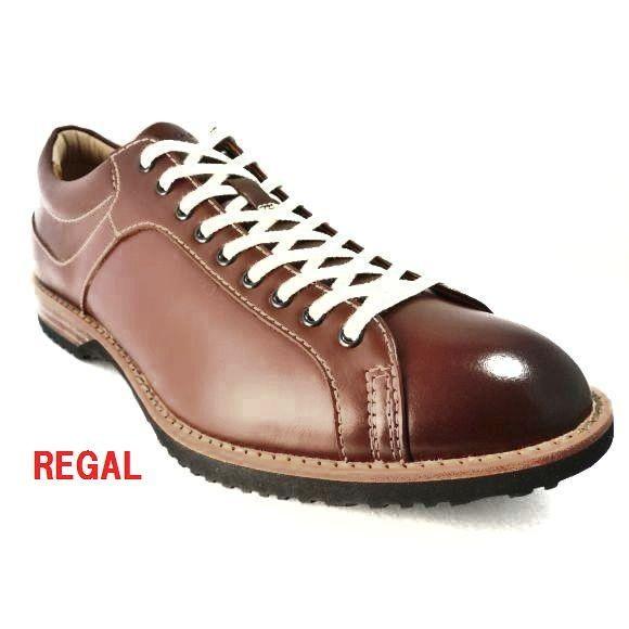 リーガル Regal 靴 メンズ カジュアルシューズ 57rr Ah レースアップ レザースニーカー ブラウン 人気沸騰ブラドン