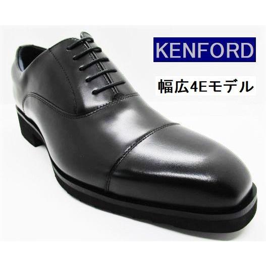 リーガル ケンフォード KENFORD KP02 AB 靴 メンズ ビジネスシューズ ストレートチップ 幅広4Eモデル ブラック｜poppo