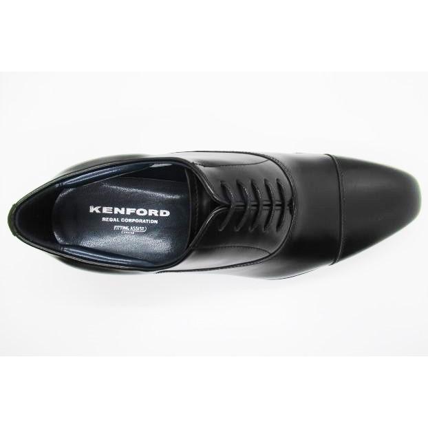 リーガル ケンフォード KENFORD KP02 AB 靴 メンズ ビジネスシューズ ストレートチップ 幅広4Eモデル ブラック｜poppo｜05