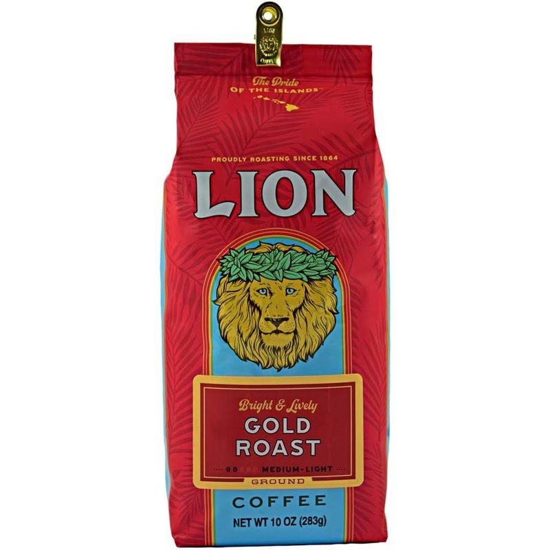 LION ライオンコーヒー LION GOLD （ライオンゴールド）/10oz（283g）AUTO DRIP GRIND