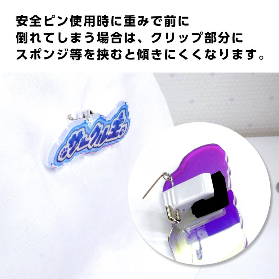 サークル主/売り子アクリルバッジ クリップ ポプルス ポプ猫 即売会