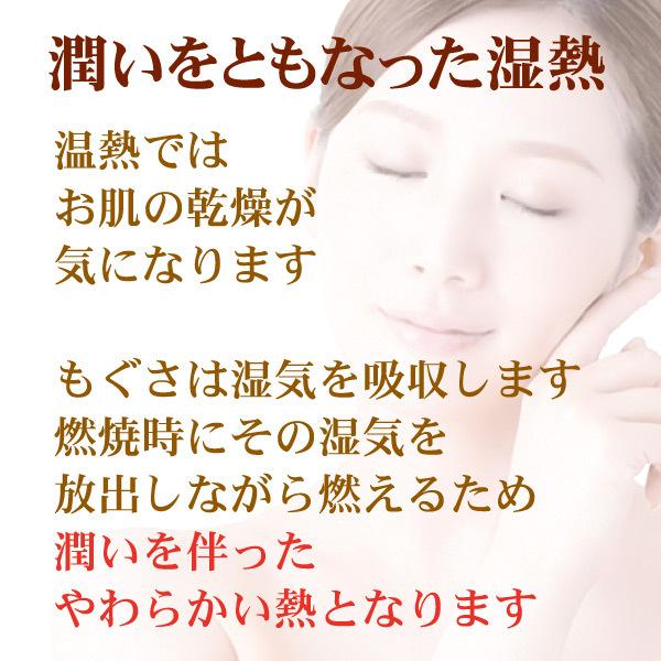 国産温灸 新伊吹灸 替えもぐさビワ葉入り8本 お灸 : グリーン