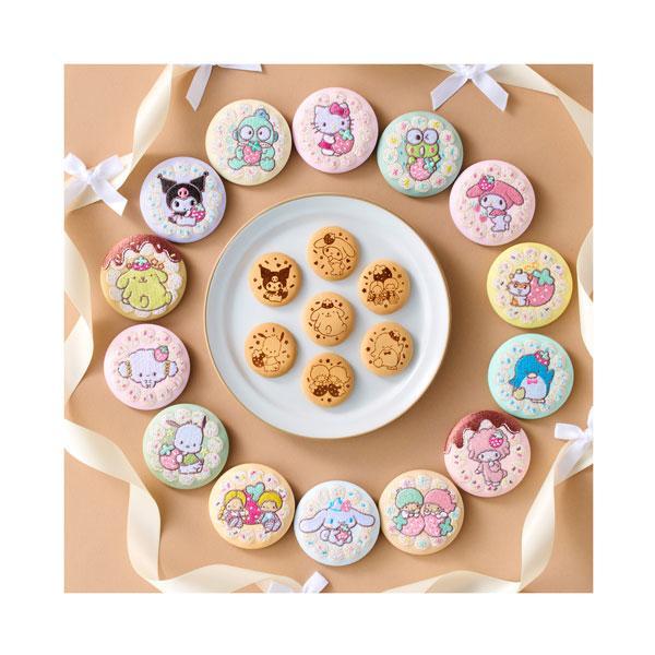サンリオキャラクターズ 刺繍缶バッジ4 バラ売り可 6個販売 サンリオキャラクターズ 刺繍缶バッジビスケット4 食玩