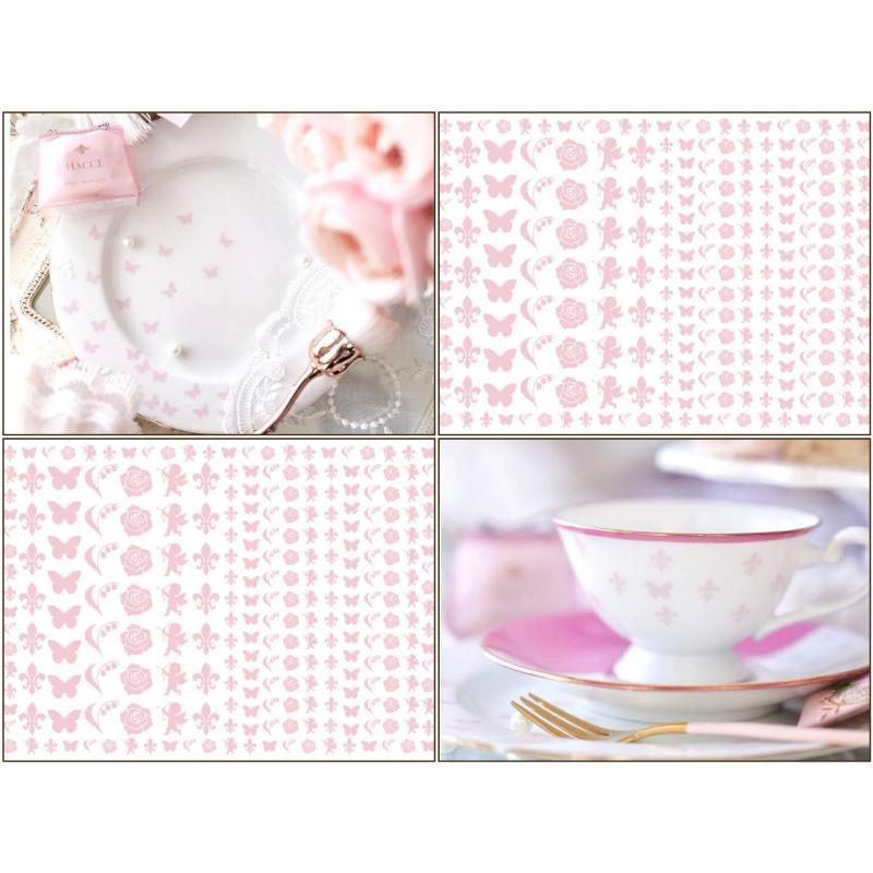 ポーセラーツ 転写紙 【白磁用】クラシック タイニー パターンズ