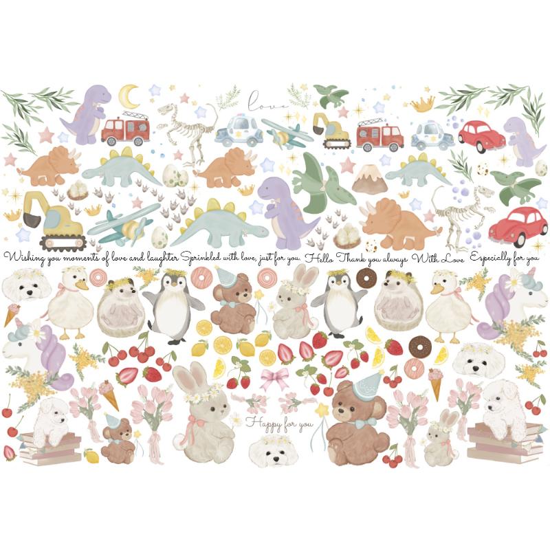 ポーセラーツ 転写紙 【白磁用】Dream Parade ドリームパレード転写紙