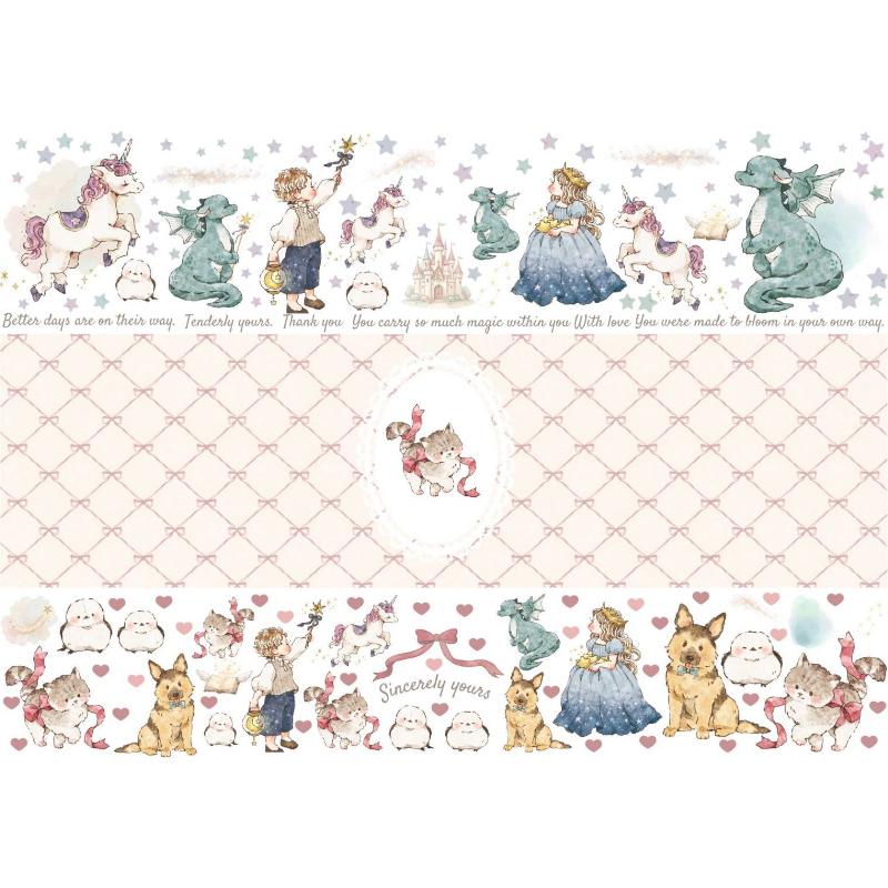 ポーセラーツ 転写紙 【白磁用】Fantasy Friends ファンタジーフレンド