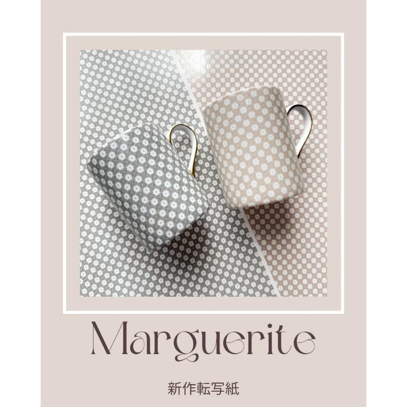 ポーセラーツ 転写紙 【白磁用】Marguerite マルグリット転写紙