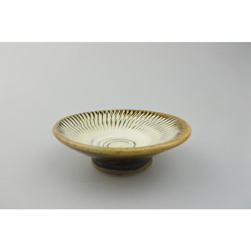 小鹿田焼＊飛び鉋＊3寸皿（豆皿）／9cm : Porch Drop ヤフー店 - 通販