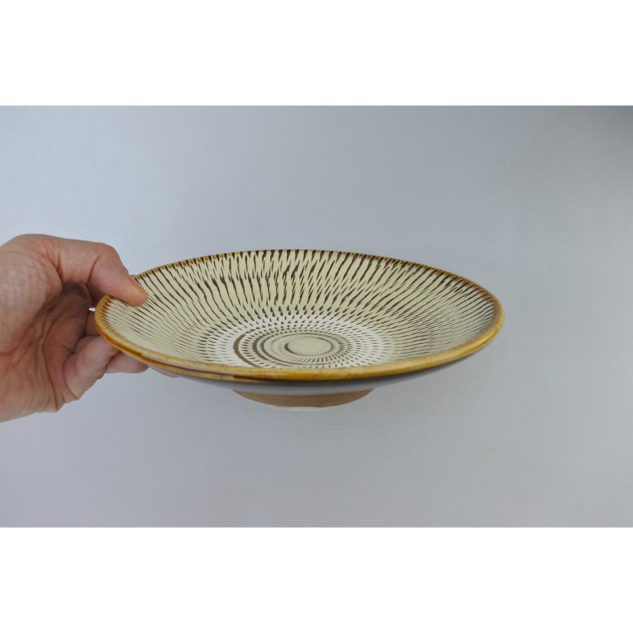 小鹿田焼＊飛び鉋＊6寸皿／18cm : Porch Drop ヤフー店 - 通販 - Yahoo