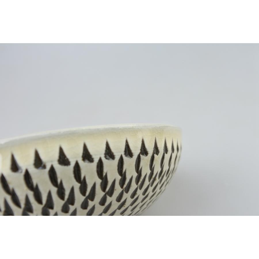 小鹿田焼＊飛び鉋＊4寸切立皿／取り皿／11cm : Porch Drop