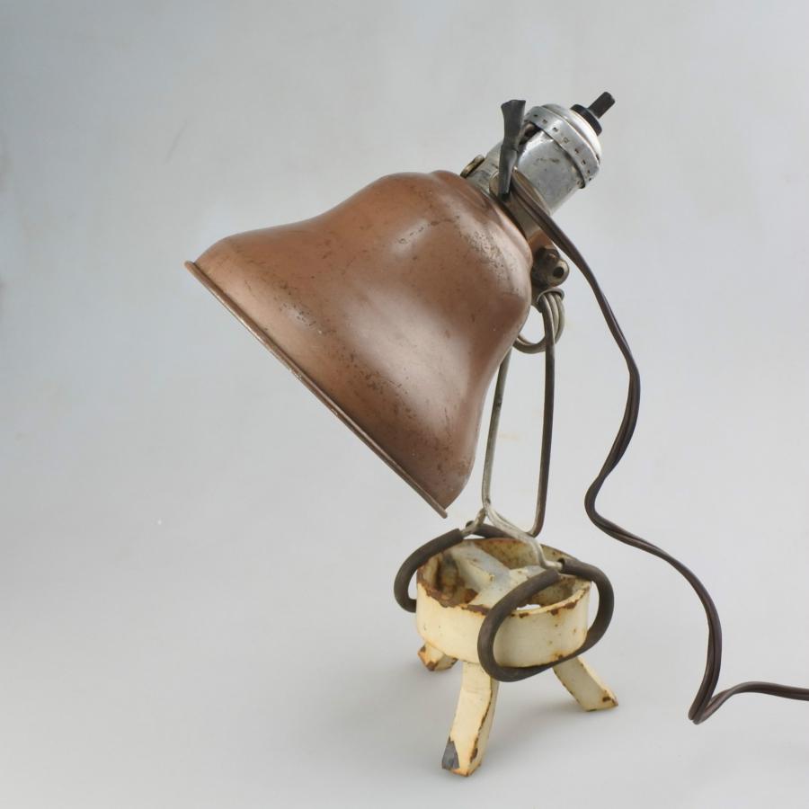 送料無料【ビンテージ】アメリカ製LEVITONクリップランプ／卓上ランプ