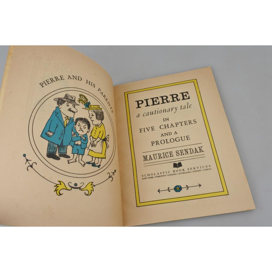 ビンテージ 1962年版のMaurice Sendak作「Pierre-a cautionary ビンテージ 1962年版のMaurice Sendak作「Pierre-a cautionary