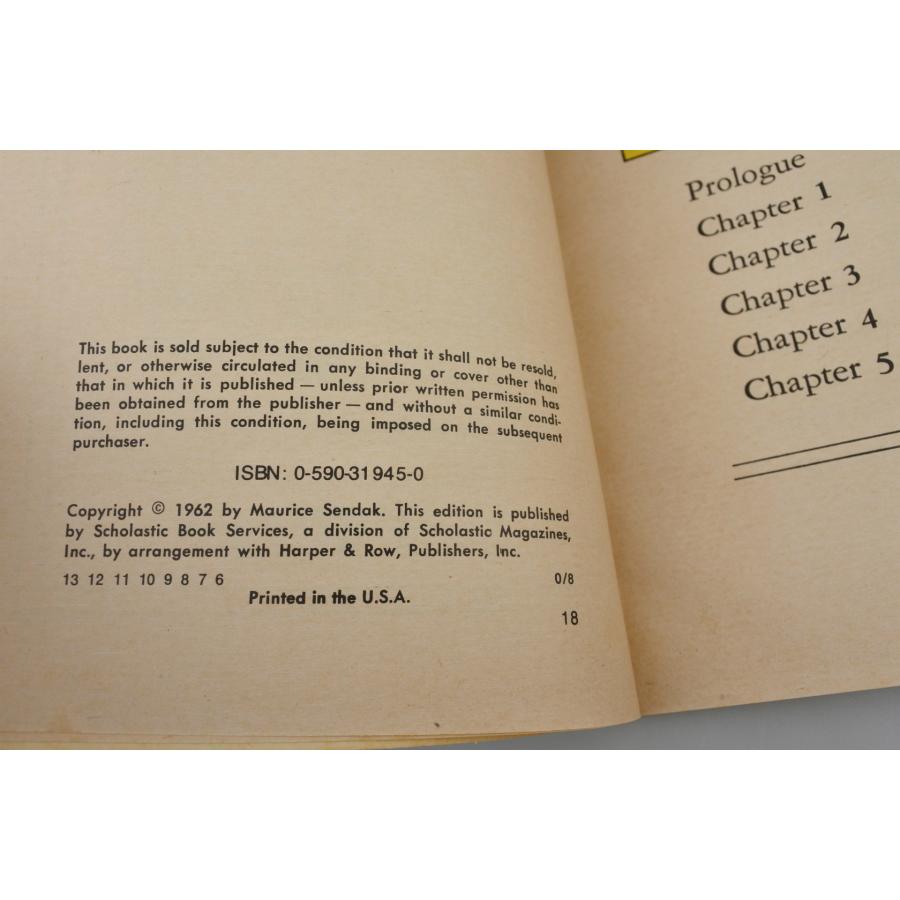 ビンテージ 1962年版のMaurice Sendak作「Pierre-a cautionary tale  