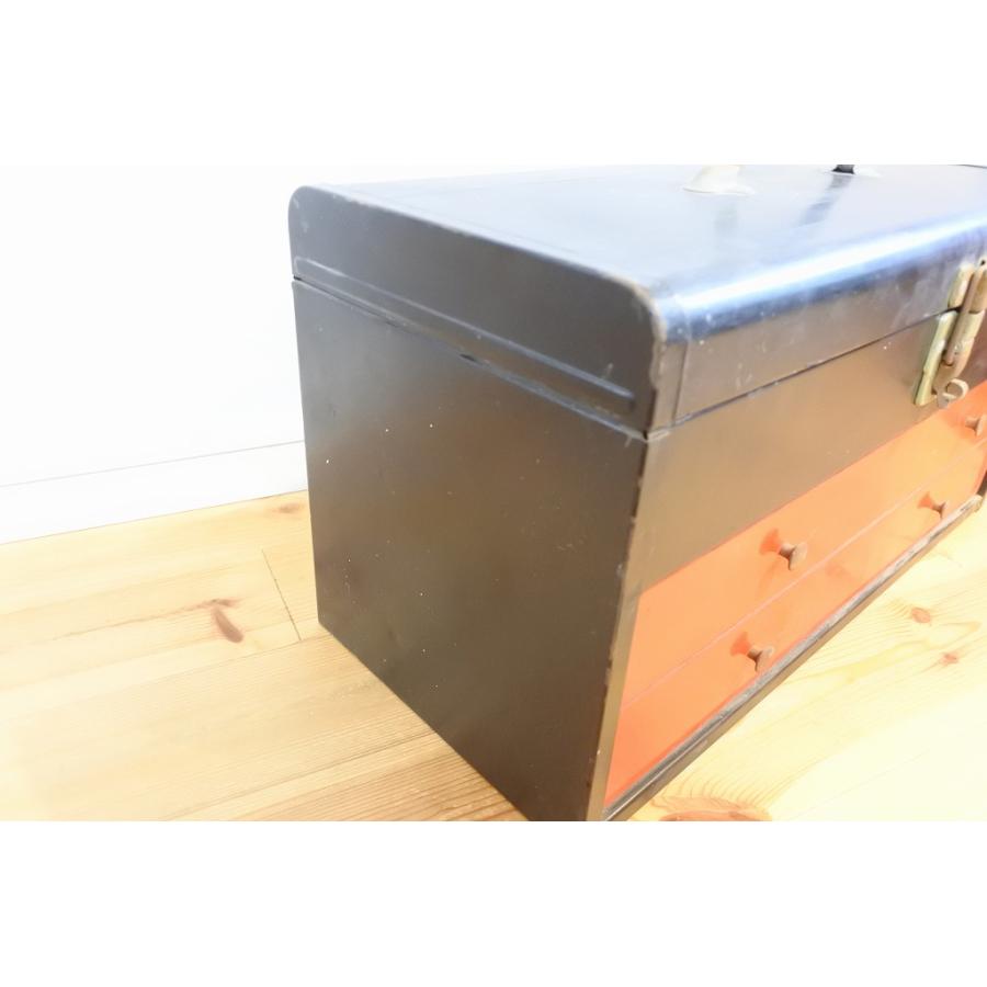 【ビンテージ】アメリカ製 1940年〜1960年代頃 Union Super Steel Professional ツールボックス ＭＴ-20／工具箱／インダストリアル_4