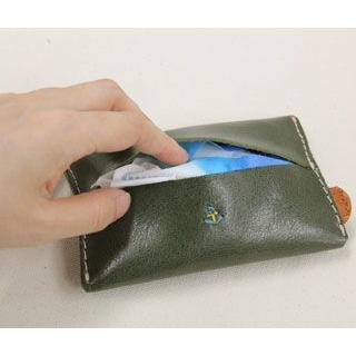 本革 ポケットティッシュケース 革 ギフト 手作り Japlish（ジャ