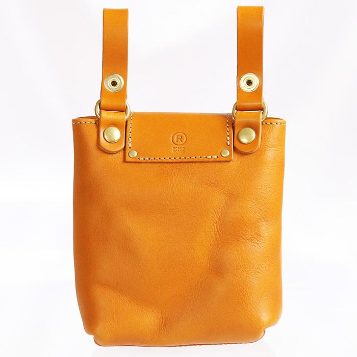 受注生産 栃木レザー PORCO ROSSO ポーチ　ポルコロッソ リングベルト PORCO ROSSO（ポルコロッソ） ベルトポーチ メンズ レディース 革 本革