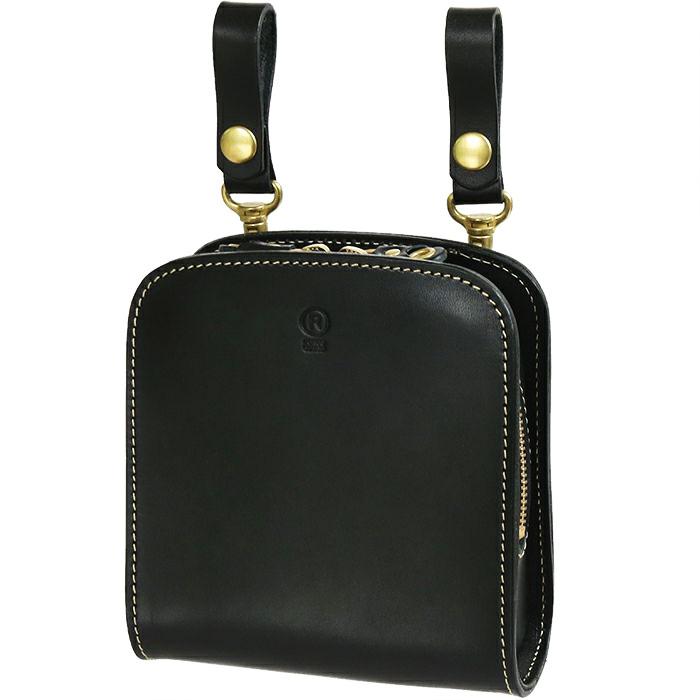 PORCO ROSSO 栃木レザー ベルトポーチ ウエストポーチ ヒップ