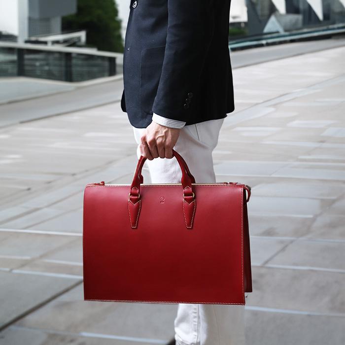 PORCO ROSSO（ポルコロッソ） 本革 ビジネスバッグ ブリーフケース A4