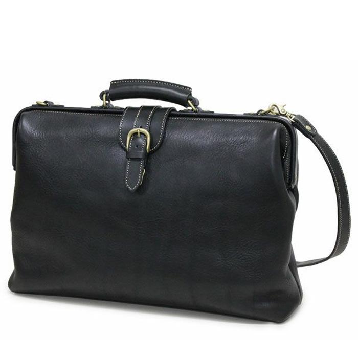 ダレスバッグ b4 本革 メンズ レディース ビジネスバッグ ショルダーバッグ がま口 ブランド ポルコロッソ 2WAY 栃木レザー レザー 革 名入れ [nouki3]の画像