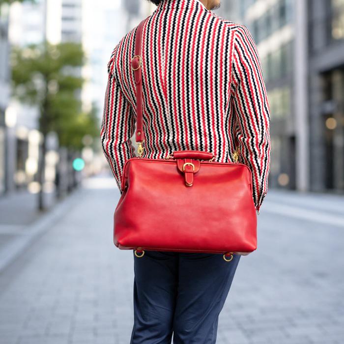 PORCO ROSSO（ポルコロッソ） ダレスバッグ リュック メンズ