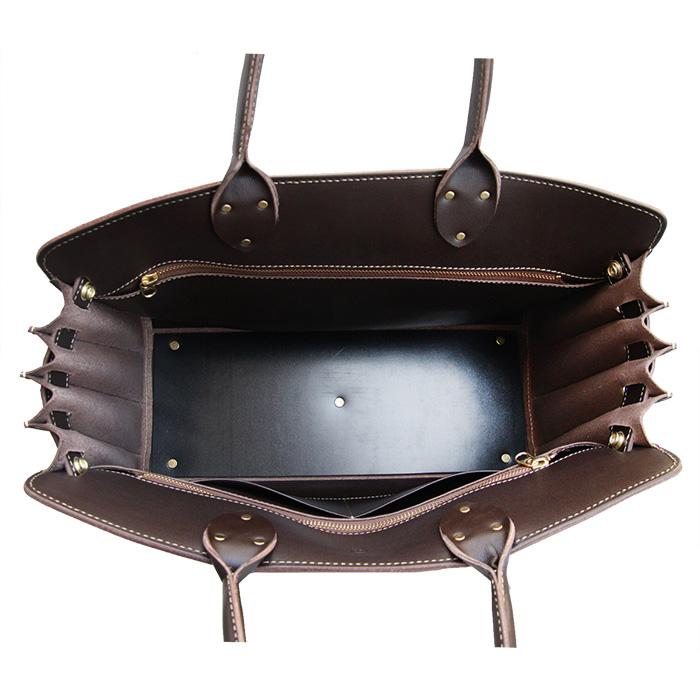 ブリーフケース ビジネスバッグ アコーディオン バッグ メンズ 男性 本革 通勤 A4 日本製 栃木レザー おしゃれ 自立 鞄 パソコン プレゼント 誕生日[nouki3]の画像