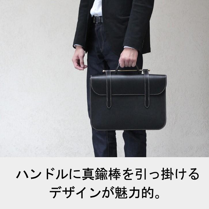 シンプソンロンドン ビジネスカバン ミュージックバッグ 本革-